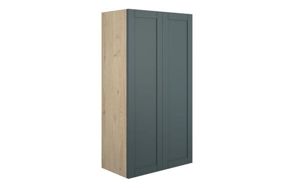 Abbi 600mm Standard 2 Door Storage Unit - Matt Green Camo (Oak Cab)
